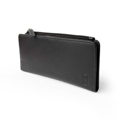 Ladies Slim Clutch Wallet With Top Zipper