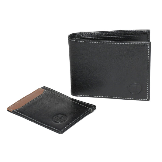 Men's Billfold with Removable Card Holder Set