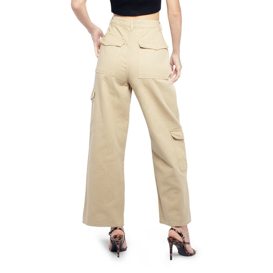 High Waist Cargo Pocket Pants