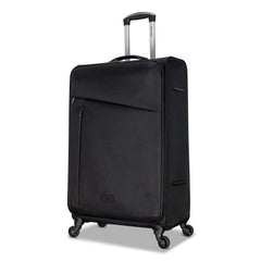 3 Piece Set Soft Side Luggage with Contrast Handles