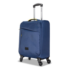 3 Piece Set Soft Side Luggage with Contrast Handles