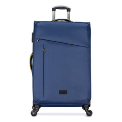 3 Piece Set Soft Side Luggage with Contrast Handles