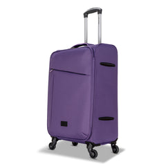 3 Piece Set Soft Side Luggage with Contrast Handles