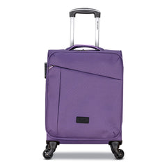 3 Piece Set Soft Side Luggage with Contrast Handles