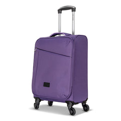 3 Piece Set Soft Side Luggage with Contrast Handles