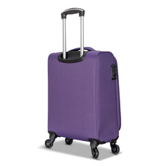 3 Piece Set Soft Side Luggage with Contrast Handles