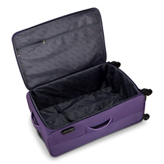 3 Piece Set Soft Side Luggage with Contrast Handles