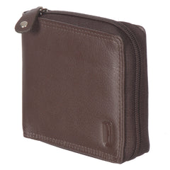 Men's Zip Around Billfold Wallet