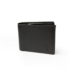 Men's Slim Wallet With Zippered Pocket