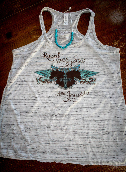 Raised on Gypsies and Jesus, Flowy Tank