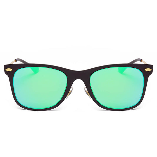 DUGALD | Classic Horn Rimmed Rectangle Fashion Sunglasses