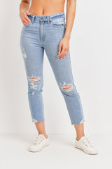 JBD HIGH WAISTED STRAIGHT LEG JEAN