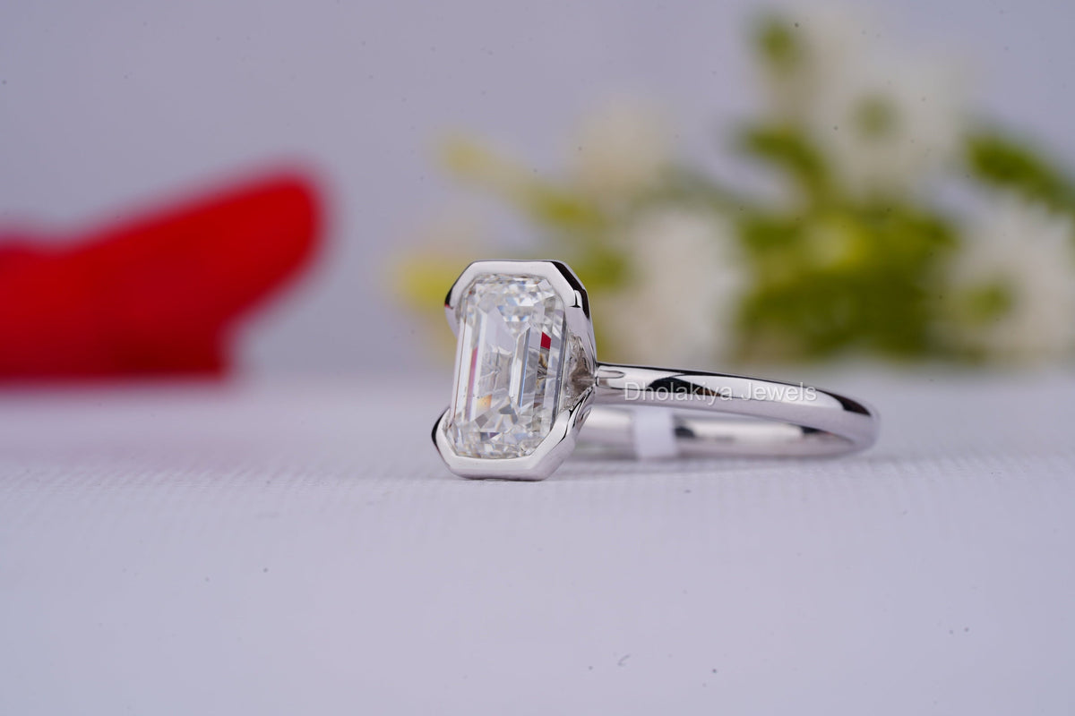 Emerald Cut Diamond Ring