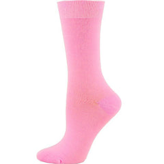 Women's Solid Color Bamboo Crew Socks - 3 Pairs