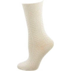 Chevron Pattern Medium Weight Bamboo Crew Socks 3 Pair Pack