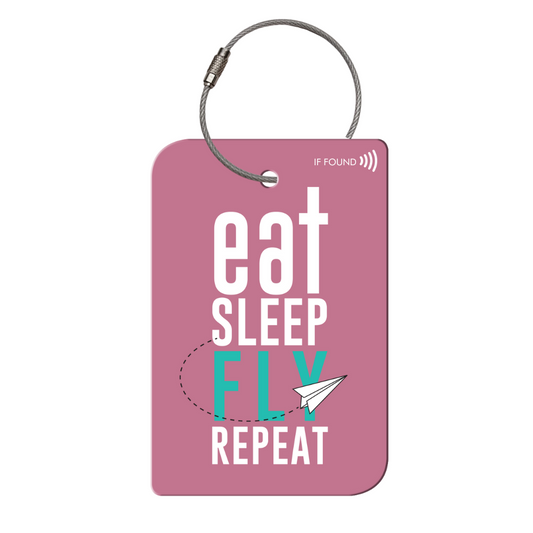 Eat. Sleep. Fly. Repeat. - retreev SMART Tag