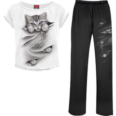 BRIGHT EYES - 4pc Gothic Pyjama Set