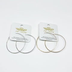 Crescent Moon Hoop Earrings