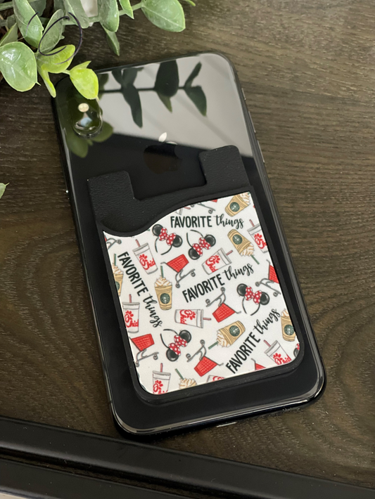 Few Of My Favorite Things Card Caddy Phone Wallet