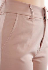 Flared Hem High Waist Pants