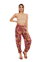 Floral Printed Harem Pants