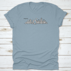 Madrid City Spain Beautiful View Of Skyline Building Shirt