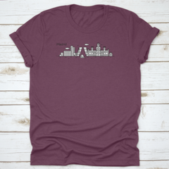 Madrid City Spain Beautiful View Of Skyline Building Shirt