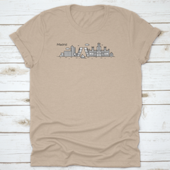 Madrid City Spain Beautiful View Of Skyline Building Shirt