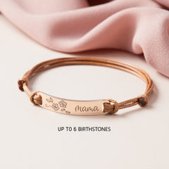 Birthstone Bracelet for Mom, Kids Birthstones Bracelet, Mom Bracelet