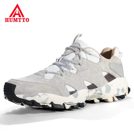 HUMTTO Outdoor Hiking Shoes Breathable Sport Climbing Camping Boots