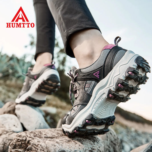 HUMTTO Women Hiking Shoes  Spring Outdoor Sports Climbing Shoes