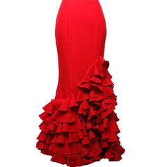 Women Skirts Party Gown Long Maxi Skirts Ruffles Evening Wear Custom