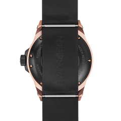 Vento Black Rose Gold Leather