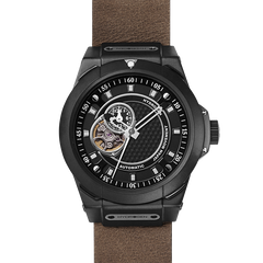 Vento Black Nato Leather