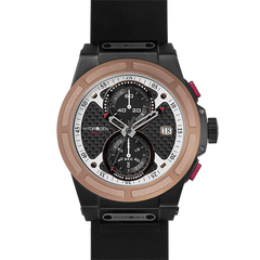 Otto Chrono Black Rose Gold Nato