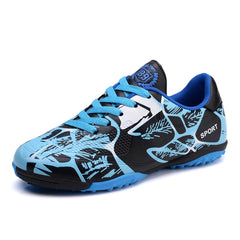 Cheap Red Soccer Shoes Boys Girls TF/FG Sport Football Shoes Children