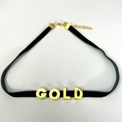 F - Choker Necklace