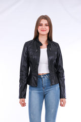 Venici Leather Biker Jacket