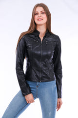 Venici Leather Biker Jacket