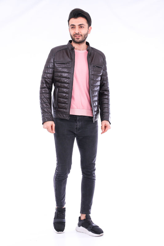 Loano Quilted Biker Jacket