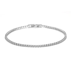 8.00 CTTW Certified Gemstone Tennis Bracelet in 18K Gold Plating - 15