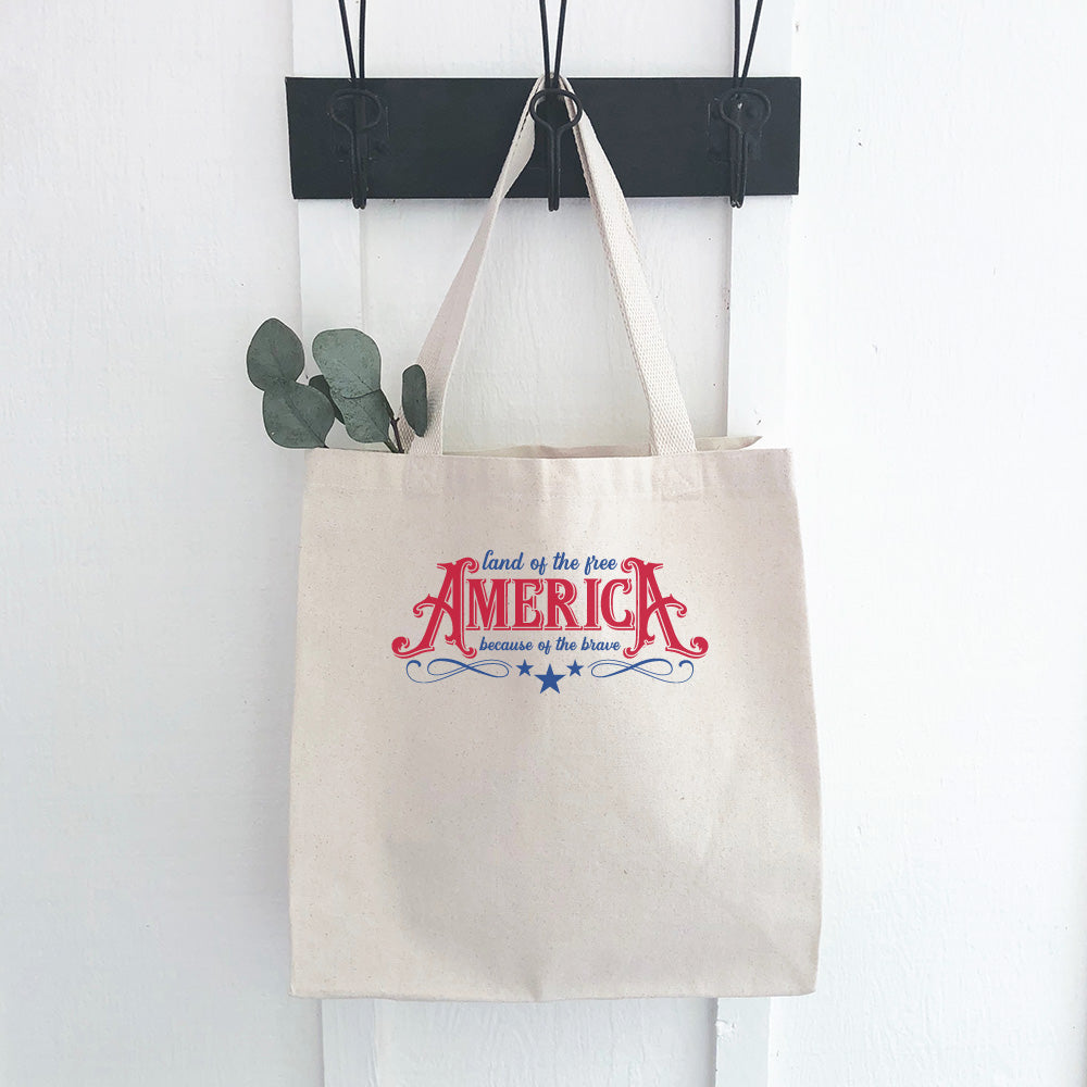 America Land of the Free - Canvas Tote Bag