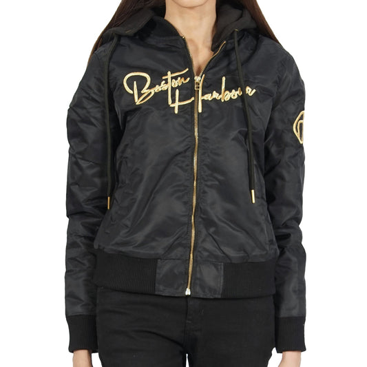 Ibiza Hooded Black Jacket