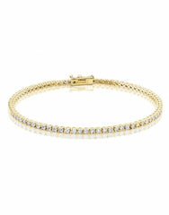 8.00 CTTW Certified Gemstone Tennis Bracelet in 18K Gold Plating - 15