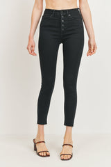 JUST USA HIGH WAISTED BUTTON FLY SKINNY