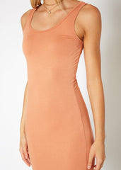 Women's Basic Scoop Neck Dress