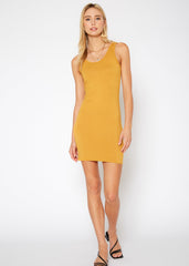 Women's Basic Scoop Neck Dress