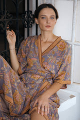 Mia belted wrap dress: Pre Order