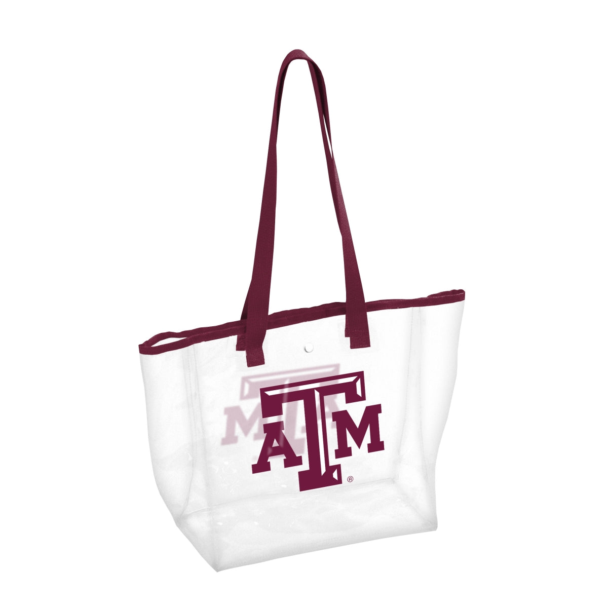 Logo Brands 219-65P 12 in. Texas A&M Stadium Clear Bag