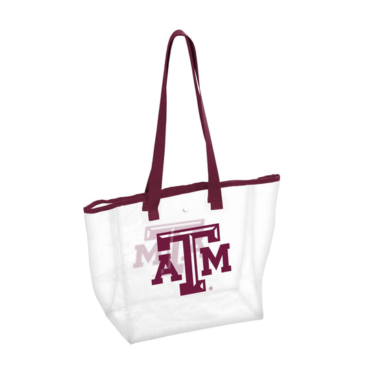 Logo Brands 219-65P 12 in. Texas A&M Stadium Clear Bag